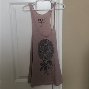 Obey tank top size xs
